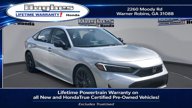 Solar Silver Metallic 2026 Honda Civic Hybrid Sedan Front-Wheel Drive Continuously Variable Transmission
