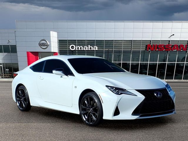 Ultra White 2023 Lexus RC 350 F Sport AWD Coupe All-Wheel Drive 6-Speed Automatic
