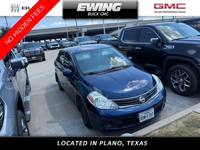 Blue Onyx Metallic 2010 Nissan Versa Sedan Front-Wheel Drive 4-Speed Automatic