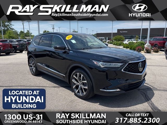 Black 2022 Acura MDX SH-AWD with Technology Package SUV / Crossover All-Wheel Drive Automatic