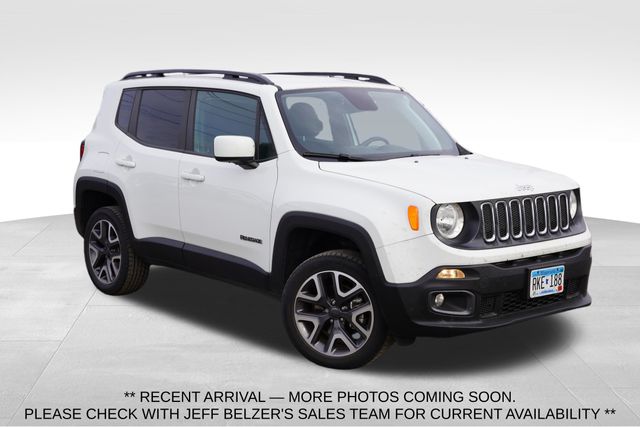 Alpine White 2018 Jeep Renegade Latitude 4WD SUV / Crossover Four-Wheel Drive 9-Speed Automatic