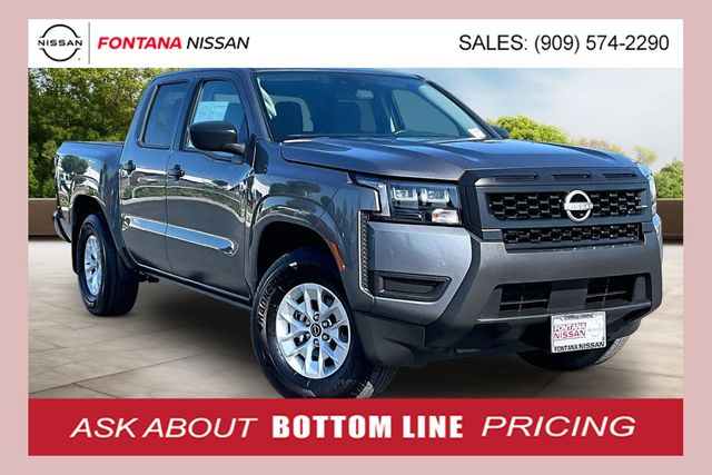 Gray (Gun Metallic) 2026 Nissan Frontier Pickup Truck 4X2 9-Speed Automatic Overdrive