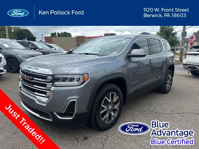 Gray (Satin Steel Metallic) 2020 GMC Acadia SUV / Crossover Four-Wheel Drive 9-Speed Automatic
