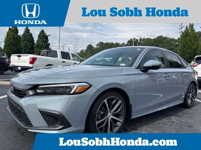 Gray 2024 Honda Civic Sedan Front-Wheel Drive Continuously Variable Transmission