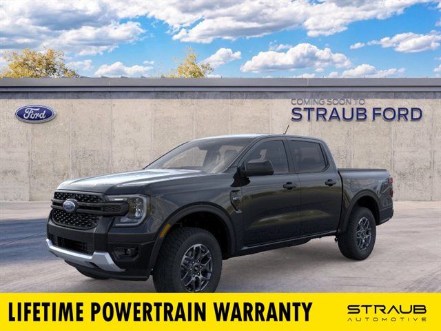 Shadow Black 2026 Ford Ranger Pickup Truck Four-Wheel Drive Automatic