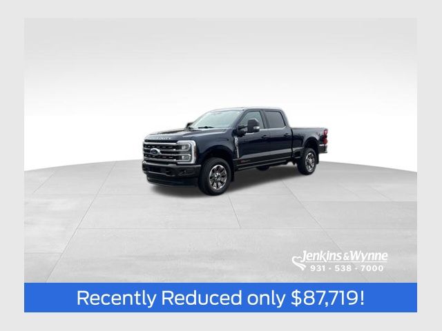 Antimatter Blue Metallic 2024 Ford F-350 Super Duty King Ranch Crew Cab 4WD Pickup Truck Four-Wheel Drive Automatic