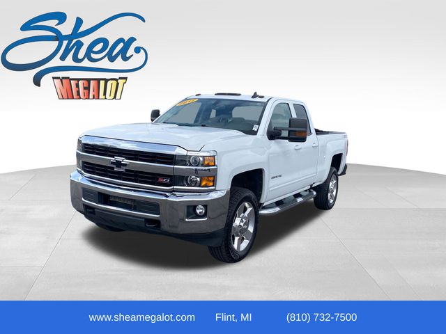 Summit White 2017 Chevrolet Silverado 2500HD LT Double Cab 4WD Pickup Truck Four-Wheel Drive 6-Speed Automatic Overdrive