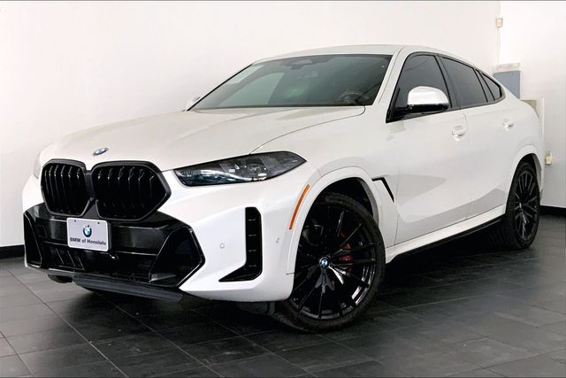 White Metallic 2024 BMW X6 xDrive40i AWD SUV / Crossover All-Wheel Drive 8-Speed Automatic