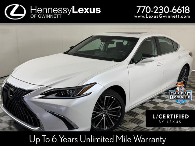 Eminent White Pearl 2025 Lexus ES Sedan Front-Wheel Drive 8-Speed Automatic
