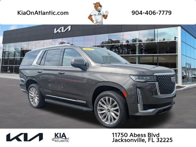 Dark Mocha Metallic 2021 Cadillac Escalade Luxury RWD SUV / Crossover Rear-Wheel Drive