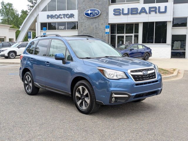 Quartz Blue Pearl 2017 Subaru Forester 2.5i Premium SUV / Crossover All-Wheel Drive Continuously Variable Transmission