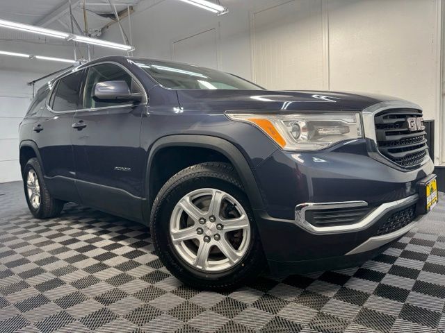 Blue Steel Metallic 2019 GMC Acadia SLE-1 FWD SUV / Crossover Front-Wheel Drive 6-Speed Automatic