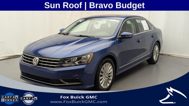 Blue Metallic 2017 Volkswagen Passat Sedan Front-Wheel Drive 6-Speed Automatic