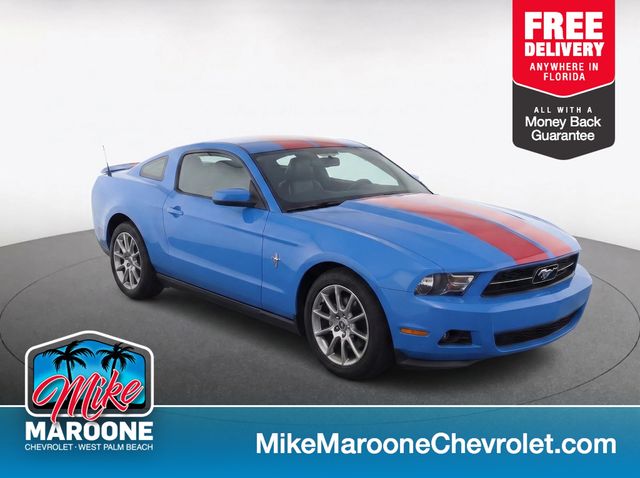 Blue 2010 Ford Mustang Coupe Rear-Wheel Drive 5-Speed Automatic