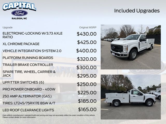 New 2026 White Ford 8FT SERVICE BODY image 3
