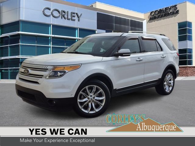 White Platinum Clearcoat Metallic 2015 Ford Explorer Limited 4WD SUV / Crossover All-Wheel Drive 6-Speed Automatic