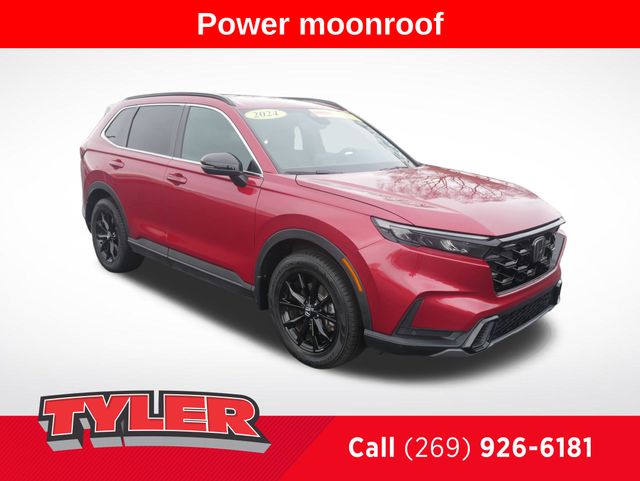 Radiant Red 2024 Honda CR-V Hybrid Sport-L AWD SUV / Crossover All-Wheel Drive Continuously Variable Transmission