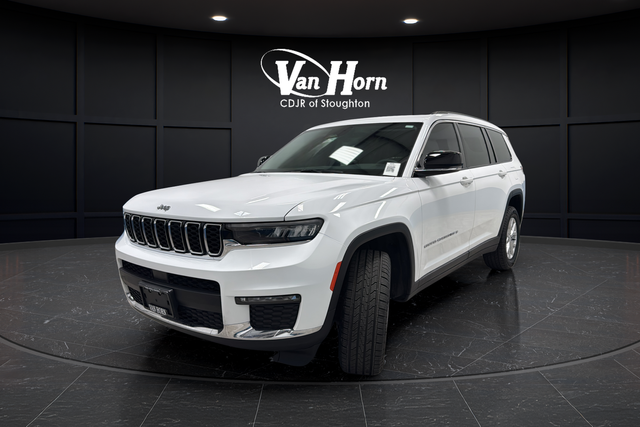 Used 2023 Bright White Clearcoat Jeep Limited image 3