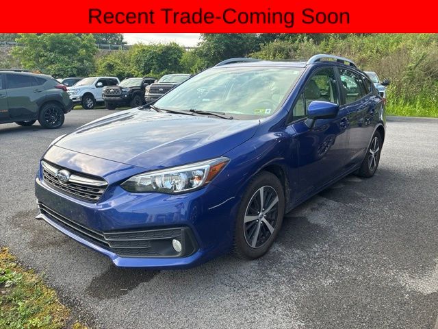 Sapphire Blue Pearl 2023 Subaru Impreza Premium Wagon AWD Wagon All-Wheel Drive Continuously Variable Transmission
