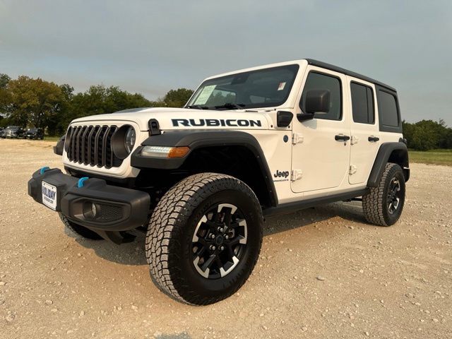 Bright White Clearcoat 2024 Jeep Wrangler 4xe SUV / Crossover Four-Wheel Drive 8-Speed Automatic