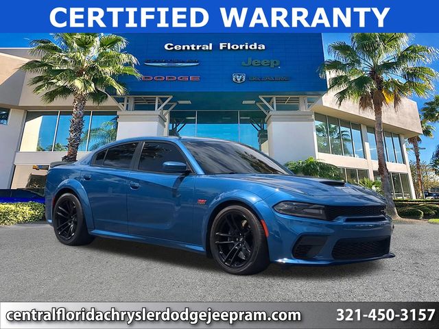 Blue (Frostbite) 2021 Dodge Charger Scat Pack Widebody RWD Sedan Rear-Wheel Drive 8-Speed Automatic