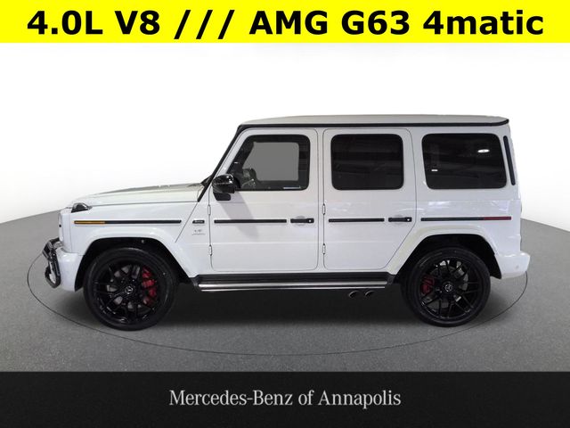 Polar White 2020 Mercedes-Benz G-Class AMG G 63 4MATIC SUV / Crossover All-Wheel Drive 9-Speed Automatic