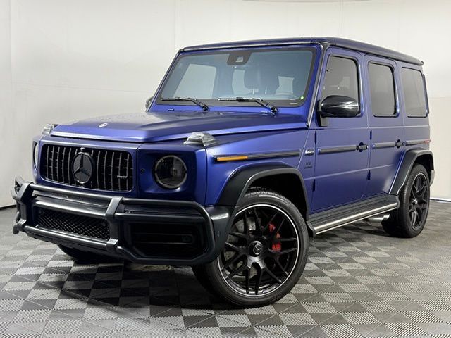 Brilliant Blue Metallic 2024 Mercedes-Benz G-Class AMG G 63 4MATIC SUV / Crossover All-Wheel Drive 9-Speed Automatic
