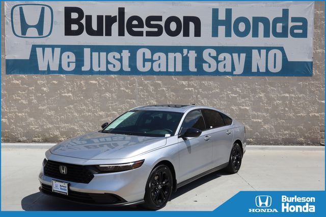 Silver 2025 Honda Accord Sedan Front-Wheel Drive Continuously Variable Transmission