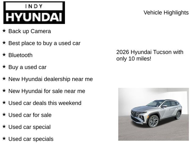 New 2026 Hyundai Tucson Hybrid For Sale in Indianapolis, IN