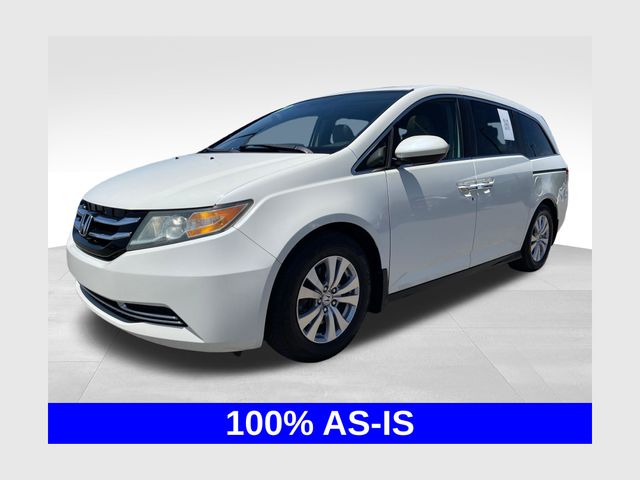 White 2015 Honda Odyssey EX-L FWD Minivan Front-Wheel Drive 6-Speed Automatic