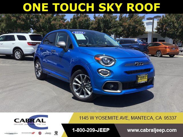 Italia Blue 2023 FIAT 500X Sport AWD SUV / Crossover All-Wheel Drive 9-Speed Automatic