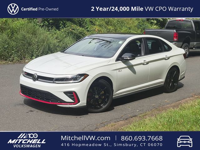 Pure White w/Deep Black Roof 2026 Volkswagen Jetta GLI Sedan Front-Wheel Drive 6-Speed Manual