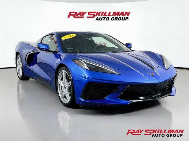 Elkhart Lake Blue Metallic 2021 Chevrolet Corvette Coupe Rear-Wheel Drive 8-Speed Dual Clutch