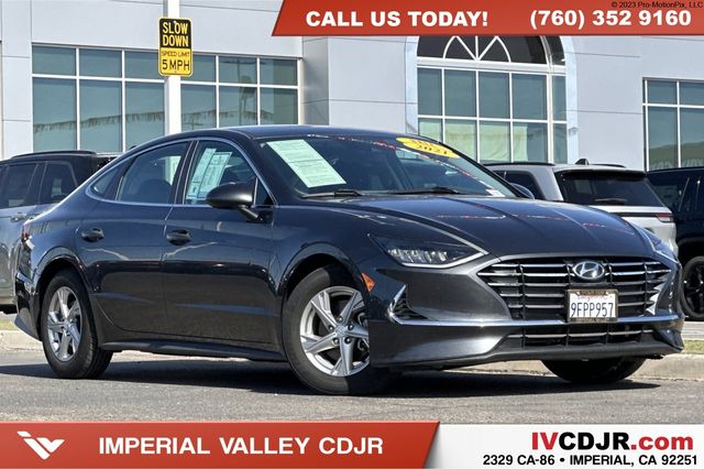Portofino Gray 2021 Hyundai Sonata SE FWD Sedan Front-Wheel Drive 8-Speed Automatic Overdrive