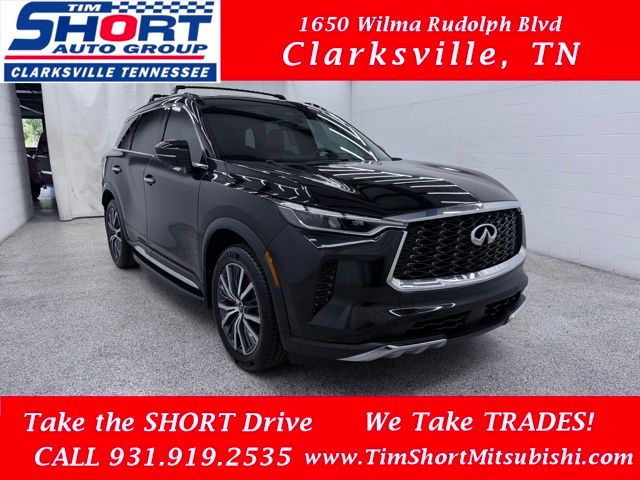Mineral Black 2022 INFINITI QX60 Autograph FWD SUV / Crossover Front-Wheel Drive 9-Speed Automatic