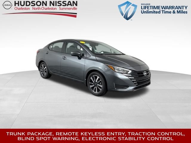 2025 Gun Metallic Nissan Versa 1.6 SV Sedan