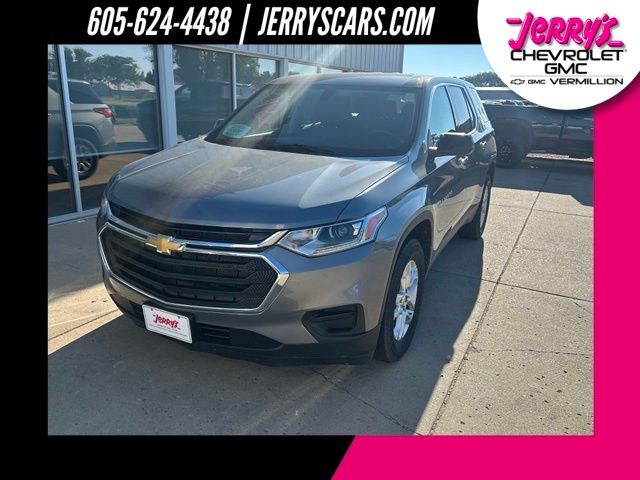Gray (Satin Steel Metallic) 2021 Chevrolet Traverse SUV / Crossover Front-Wheel Drive 9-Speed Automatic