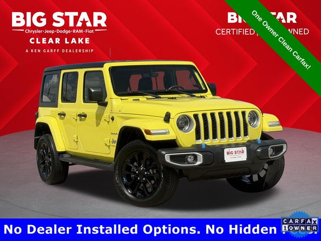 2023 Jeep Wrangler Sahara 4xe Yellow at Bayway Chrysler Dodge Jeep Ram
