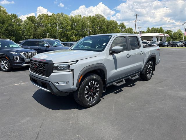 Boulder Gray Pearl 2023 Nissan Frontier Pickup Truck Four-Wheel Drive 9-Speed Automatic