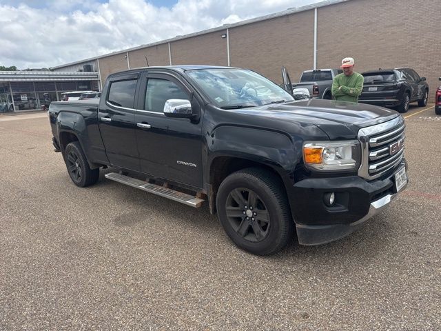 Onyx Black 2016 GMC Canyon SLT Crew Cab 4WD Pickup Truck Four-Wheel Drive 6-Speed Automatic