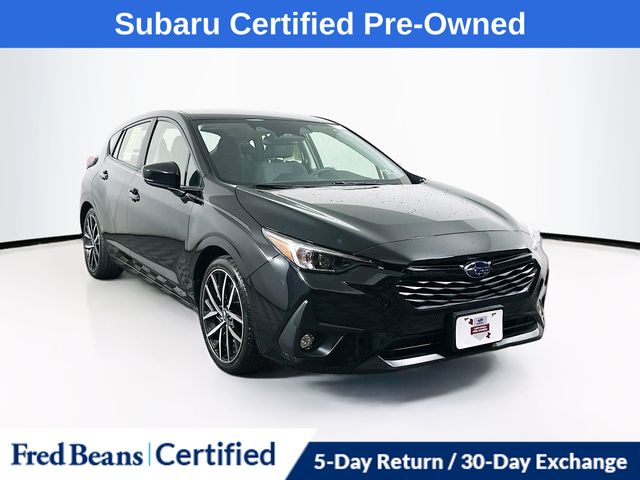 Crystal Black Silica 2024 Subaru Impreza Wagon All-Wheel Drive Continuously Variable Transmission