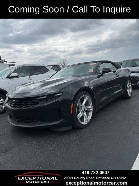 Black 2023 Chevrolet Camaro Convertible Rear-Wheel Drive Automatic