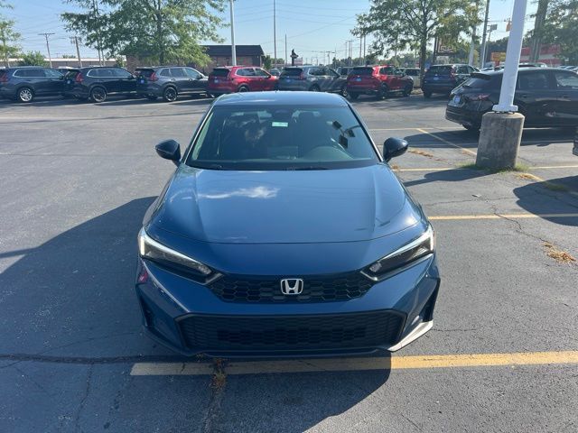 Blue Lagoon Pearl 2026 Honda Civic Sedan Front-Wheel Drive Continuously Variable Transmission