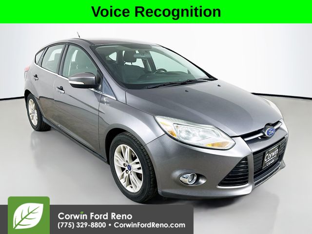 Sterling Gray Metallic 2012 Ford Focus SEL Hatchback Hatchback Front-Wheel Drive 6-Speed Automatic