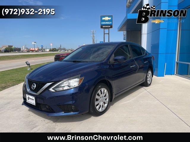 Deep Blue Pearl 2019 Nissan Sentra S FWD Sedan Front-Wheel Drive Continuously Variable Transmission