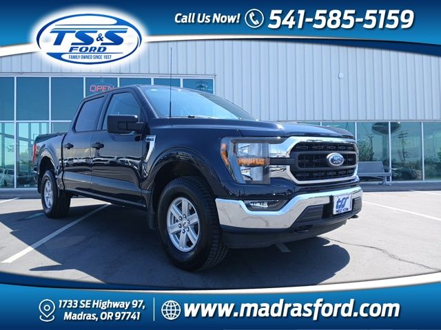 Blue Metallic 2023 Ford F-150 Pickup Truck Four-Wheel Drive Automatic