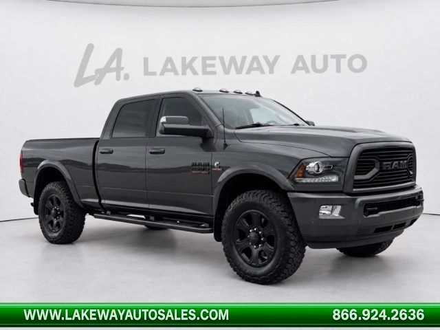Gray (Granite Crystal Metallic Clearcoat) 2018 RAM 3500 Pickup Truck Four-Wheel Drive 6-Speed Automatic