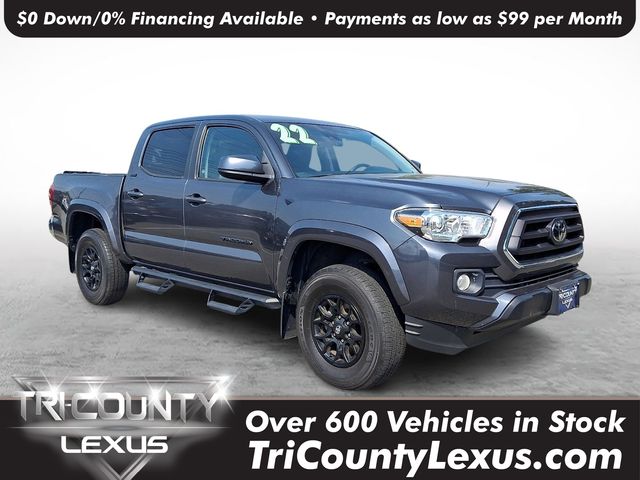 Magnetic Gray Metallic 2022 Toyota Tacoma Pickup Truck Four-Wheel Drive 6-Speed Automatic