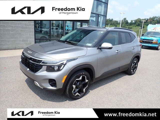 Steel Gray 2025 Kia Seltos SUV / Crossover All-Wheel Drive Continuously Variable Transmission