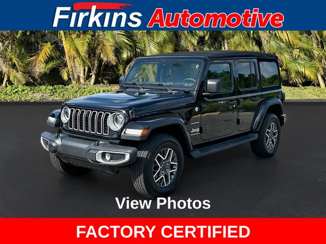 Black Clearcoat 2024 Jeep Wrangler SUV / Crossover Four-Wheel Drive 8-Speed Automatic